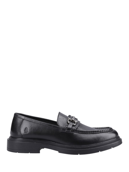Hush Puppies Leather Edgar Loafers, Black