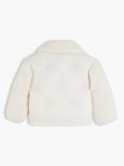 Tommy Hilfiger Baby Double Breasted Bomber Jacket, Off White - view 2, Off White