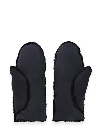 Celtic & Co Sheepskin Mittens, Ink, Ink