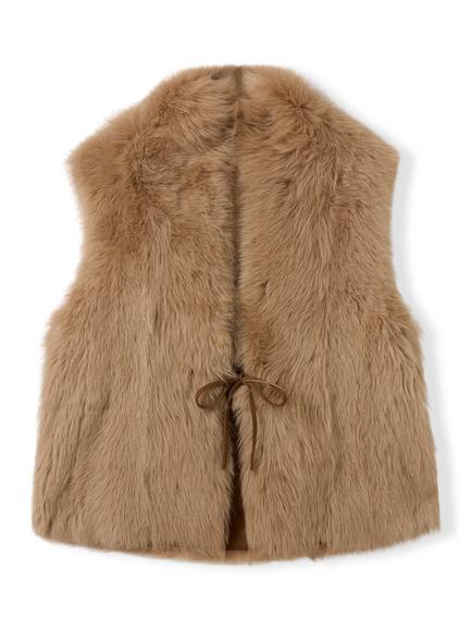 Celtic & Co. Reversible Toscana Gilet, Caramel - view 2, Caramel