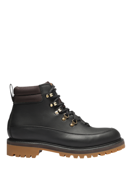 Grenson Thomas Waterproof Leather Lace Up Ankle Boots, Black, Black