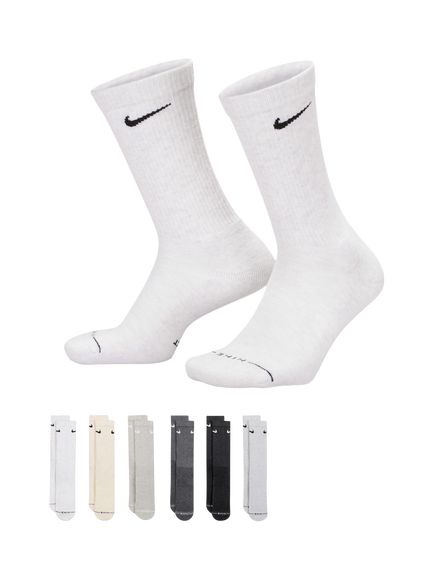 Nike Everyday Elevated Cotton Rich Crew Socks, Pack of 6, Multi-color - view 2, Multi-color