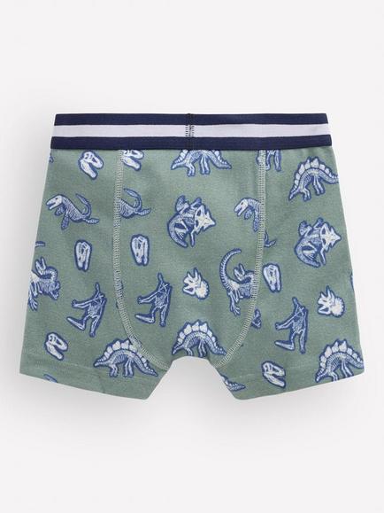 Mini Boden Kids' Cotton Boxer Shorts, Pack of 5, Multi - view 2, Multi