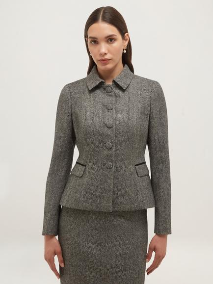Hobbs Daniella Jacket, Black, Black