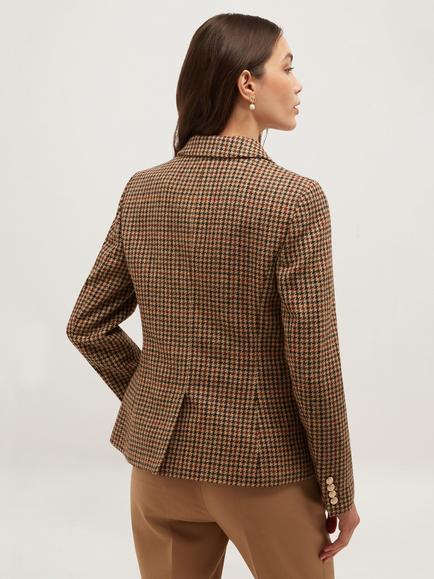 Hobbs Petite Adeline Jacket, Brown/Multi - view 2, Brown/Multi