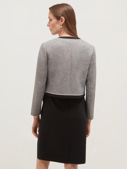 Hobbs Edie Jacket, Navy/Ivory - view 2, Navy/Ivory