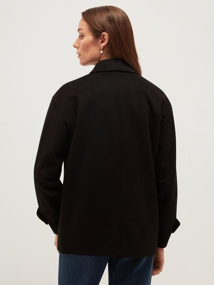 Hobbs Erin Wool Rich Coat, Black - view 2, Black