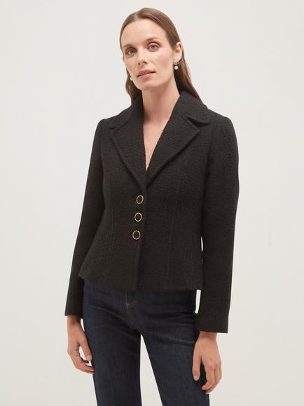 Hobbs Marnie Jacket, Black, Black