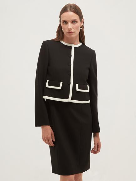 Hobbs Rosalind Jacket, Black, Black