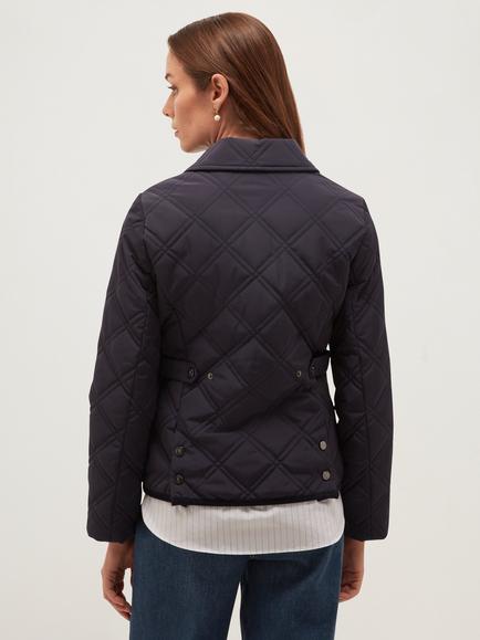 Hobbs Sandra Quilted Jacket, Blue - view 2, Blue
