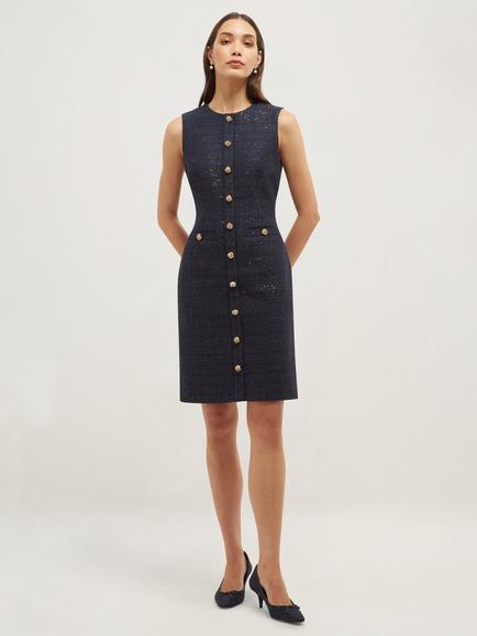 Hobbs Bria Dress, Blue, Blue