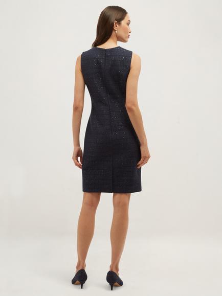 Hobbs Bria Dress, Blue - view 2, Blue