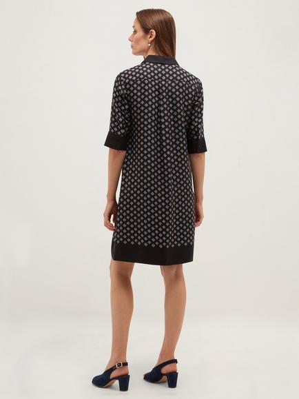 Hobbs Marciella Dress, Blue/Multi - view 2, Blue/Multi