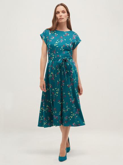 Hobbs Petite Alba Dress, Blue, Blue