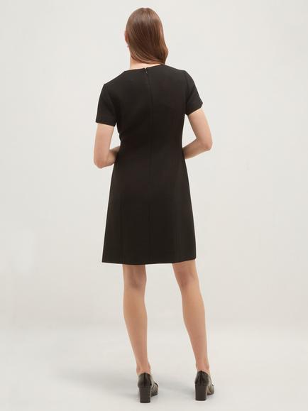 Hobbs Petite Elowen Button Down Dress, Black - view 2, Black