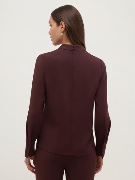 Hobbs Cordelia Blouse, Malbec - view 2, Malbec Purple