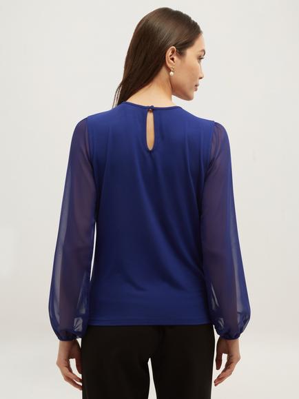 Hobbs Macie Top, Blue - view 2, Blue
