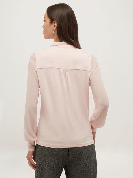 Hobbs Tarini Tie Neck Blouse, Pink - view 2, Pink