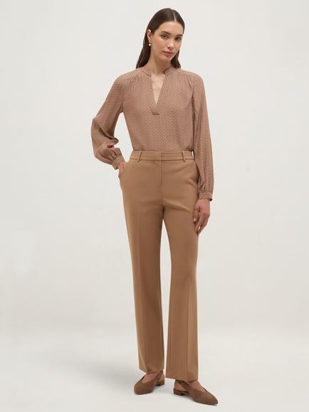 Hobbs Allegra Trousers, Beige, Beige