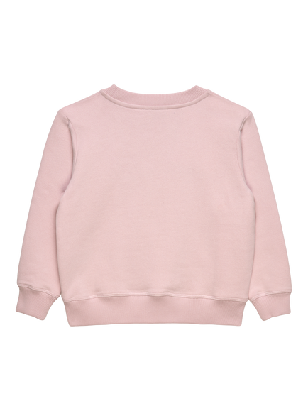 Trotters Kids' Liberty Chive Fawn Sweatshirt, Pink - view 2, Pink