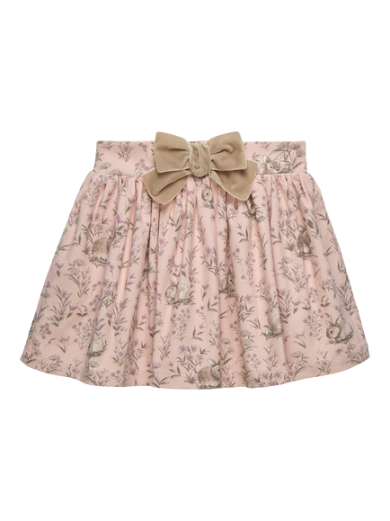 Trotters Kids' Corduroy Bunny Skirt, Pink, Pink