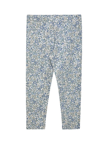 Trotters Kids' Arabella Floral Leggings, Blue/Multi, Blue/Multi