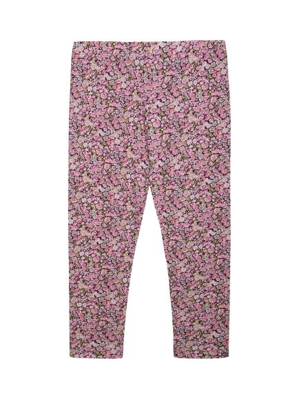 Trotters Kids' Liberty Chive Print Leggings, Plum - view 2, Plum