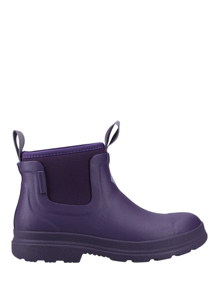 Muck Rainscape Rubber Chelsea Boots, Purple