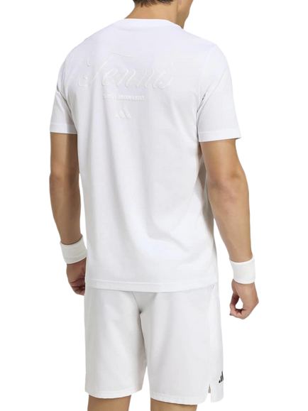 adidas Tennis Graphic T-Shirt - view 2, White