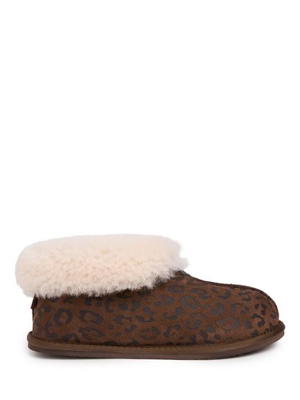 Celtic & Co. Sheepskin Bootee Slippers, Animal, Animal