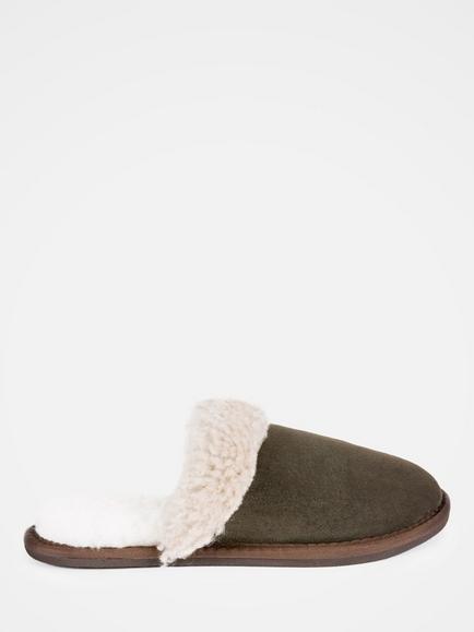 Celtic & Co. Sheepskin Turnback Mule Slippers, Moorland, Moorland