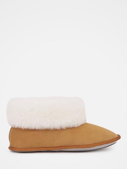 Celtic & Co. Venetian Soft Sole Bootee Slippers, Spice, Spice