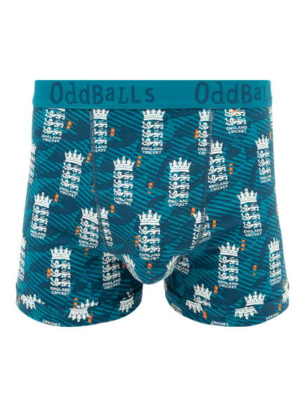 OddBalls England Cricket Stretch Cotton Boxers, Pack of 2, Multi - view 2, Multi
