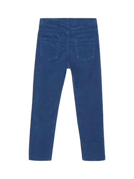 Trotters Kids' Jake Corduroy Jeans, French Blue - view 2, French Blue
