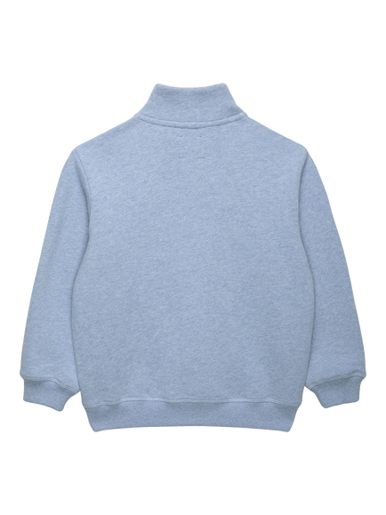 Trotters Guardsman Half-Zip Sweatshirt, Pale Blue - view 2, Pale Blue