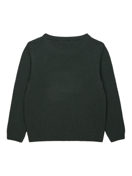 Trotters Kids' Wool Blend Jeep Jumper, Green - view 2, Green