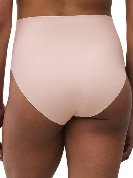 Chantelle Defi Smoothing High Leg Knickers - view 2, Golden Beige