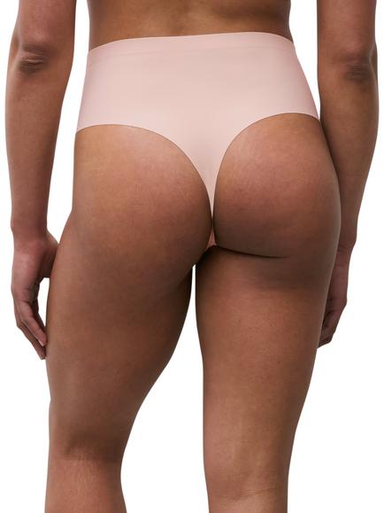 Chantelle Defi Smoothing Thong, Golden Beige - view 2, Golden Beige