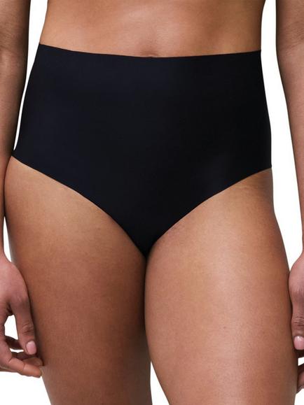 Chantelle Defi Smoothing High Waist Knickers, Black