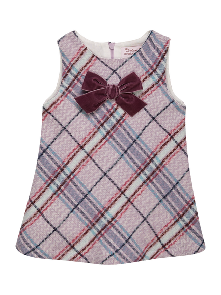 Trotters Baby Eleanor Sleeveless Pinafore Dress, Lilac, Lilac