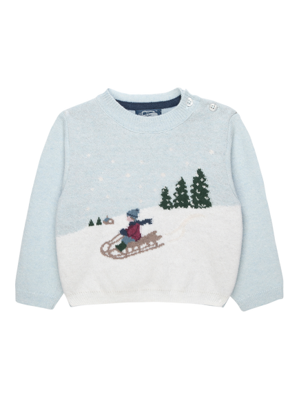 Trotters Baby Alpine Snow Jumper, Pale Blue, Pale Blue