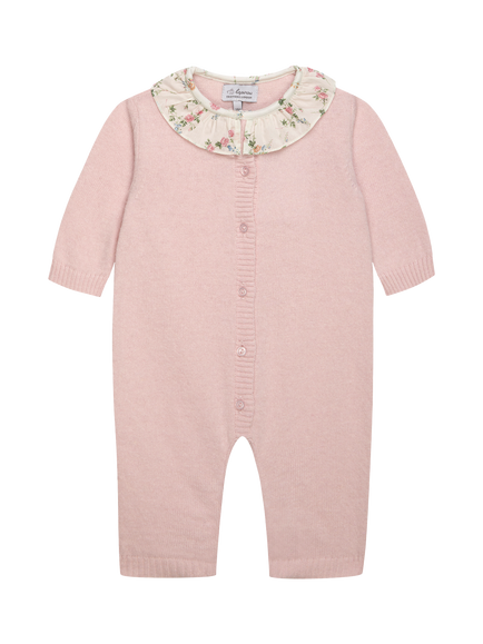 Trotters Baby Liberty Elizabeth Romper, Pink, Pink