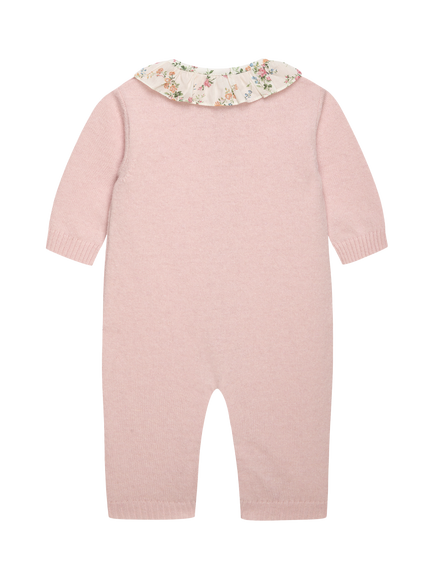 Trotters Baby Liberty Elizabeth Romper, Pink - view 2, Pink