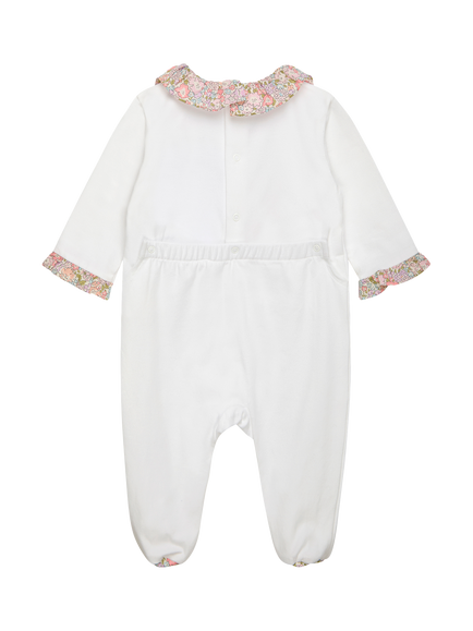 Trotters Baby Michelle Duck Bodysuit, Pink - view 2, Pink
