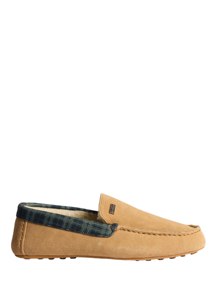 Hunter Moccassin Slippers, Natural, Natural
