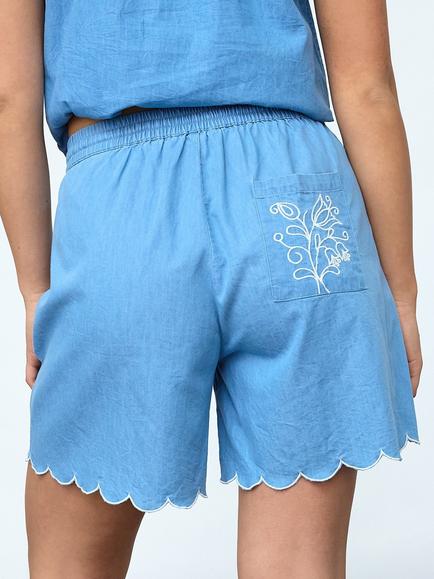 Sisters Point Mid Rise Shorts, Blue - view 2, Blue