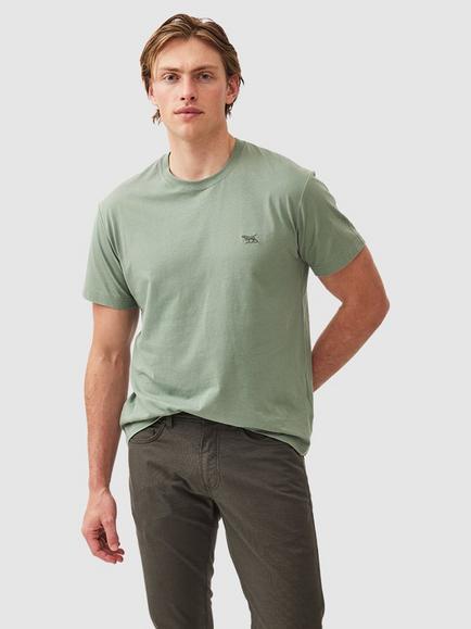 Rodd & Gunn Slim Fit Crew Neck Cotton T-Shirt, Turf