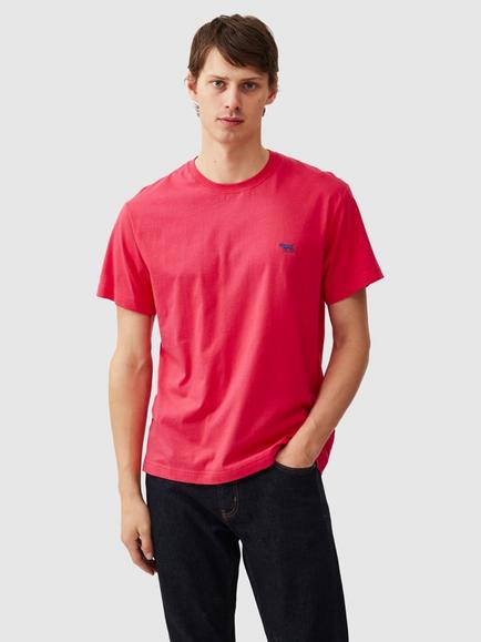 Rodd & Gunn Slim Fit Crew Neck Cotton T-Shirt, Electric Pink