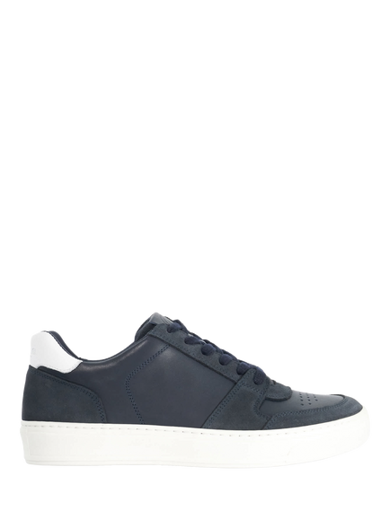 Dune London Tawly Trainers, Navy-leather, Navy-leather