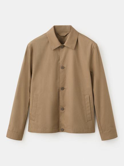 Mango Cotton Lightweight Jacket, Terracotta, Terracotta